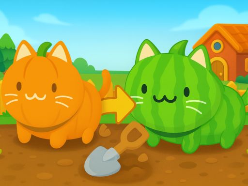 Brainrot Garden Merge Cats Online Game