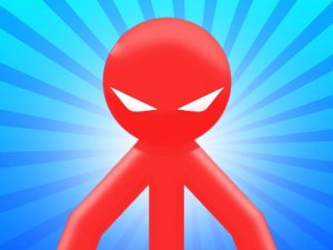 Red Stickman vs Monster School Online Game