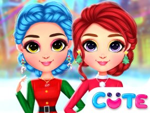 Rainbow Girls Christmas Outfits Online Game