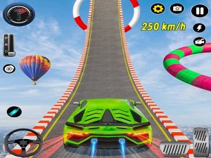 Car Stunt Ramp Challenge Racing Game