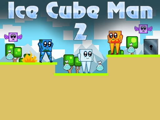 Ice Cube Man 2 Online Platformer Game