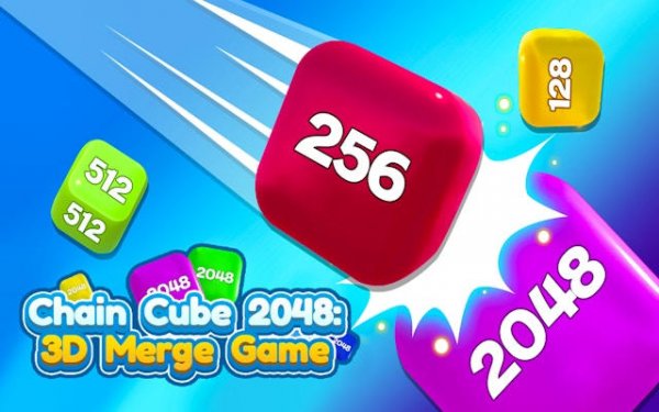 Chain Cube 2048: 3D Merge Puzzle