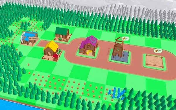 Crowd Lumberjacks: Idle Building Game Online - Idle Game