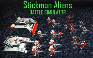Stickman Aliens Battle Simulator - Online Strategy Game
