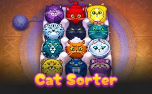 Cat Sorter Puzzle: Color Stack Challenge