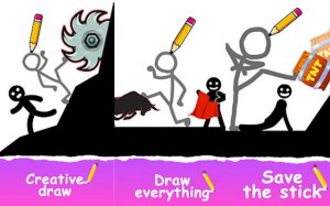 Draw 2 Save: Stickman Puzzle Drawing Game