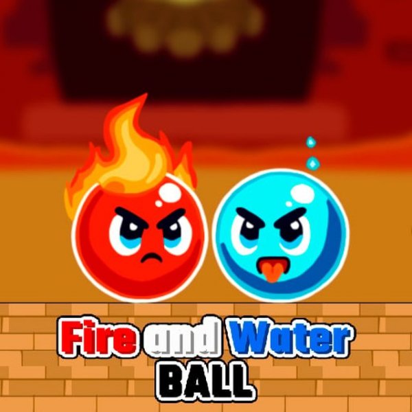 Fire and Water Ball Online Puzzle Game