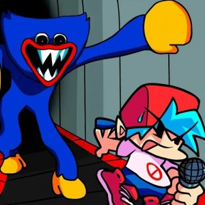 FNF vs Huggy Wuggy in the Vent v2 Online Game