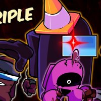 FNF vs Imposter V4 Monochrome And Triple Trouble Online Game